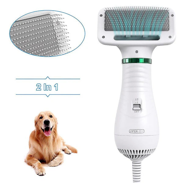 PetBrushDry™ - Cepillo Secador 2 en 1 para Mascotas