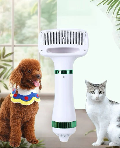 PetBrushDry™ - Cepillo Secador 2 en 1 para Mascotas