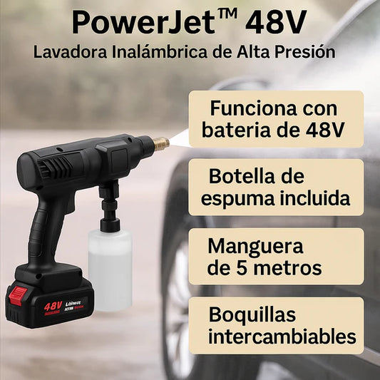 PowerJet™ 48V – Lavadora Inalámbrica de Alta Presión